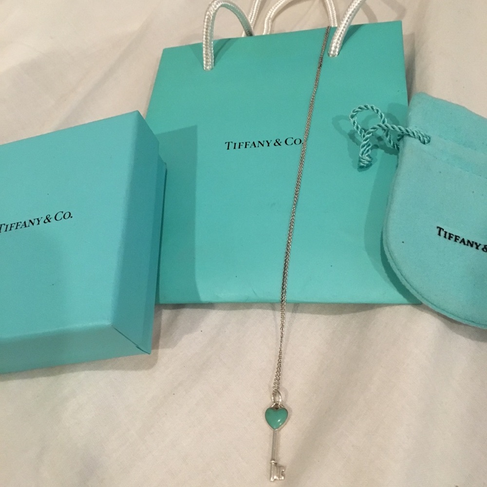 Tiffany and Co key heart necklace